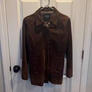 Brown Suede Coach jacket